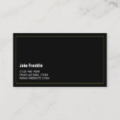 Berufliche Dach- und Gutscheinkarte Visitenkarte (Rückseite)