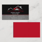 Berufliche Dachbaugesellschaft Visitenkarte (Vorne/Hinten)