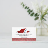 Berufliche Dachbaugesellschaft Visitenkarte (Stehend Vorderseite)