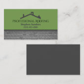 Berufliche Dachbaugesellschaft Visitenkarte (Vorne/Hinten)