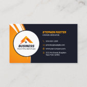 Berufliche Dachdeckergehäuse Visitenkarte (Rückseite)