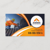 Berufliche Dachdeckergehäuse Visitenkarte (Vorderseite)