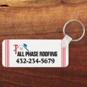 Berufliche Dachdeckung Schlüsselanhänger (Vorderseite)