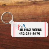 Berufliche Dachdeckung Schlüsselanhänger (Rückseite)
