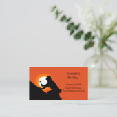 Berufliche Dachdeckung Visitenkarte (Stehend Vorderseite)