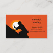 Berufliche Dachdeckung Visitenkarte (Vorderseite)