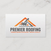 Berufliche Dachdienstleistungen - Roofer Visitenkarte (Vorderseite)