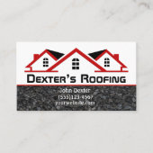 Berufliche Dachfirmenkonstruktion Visitenkarte (Vorderseite)