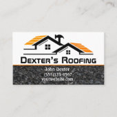 Berufliche Dachfirmenkonstruktion Visitenkarte (Vorderseite)