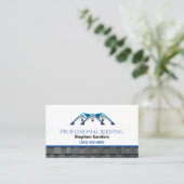 Berufliche Dachschindelkonstruktion Visitenkarte (Stehend Vorderseite)