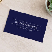 Berufliche "Dark Blue Business Card" Visitenkarte