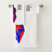 Berufliche Darstellung des Cartoon von Rennfahrzeu Badhandtuch Set (Insitu)