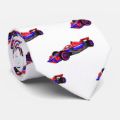 Berufliche Darstellung des Cartoon von Rennfahrzeu Krawatte (Gerollt)