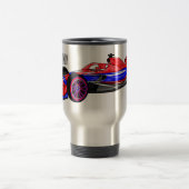 Berufliche Darstellung des Cartoon von Rennfahrzeu Reisebecher (Mittel)