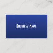 Berufliche Deep Blue Business Card Visitenkarte (Vorderseite)