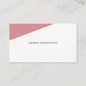 berufliche Designerin Visitenkarte (Rückseite)