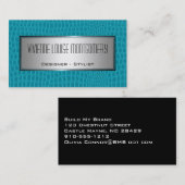 Berufliche Designerkarte für moderne Leder Visitenkarte (Vorne/Hinten)