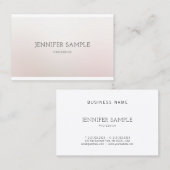 Berufliche Designfarbenharmonie Luxus Visitenkarte (Vorne/Hinten)