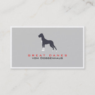 Berufliche Deutsche Dogge Visitenkarte