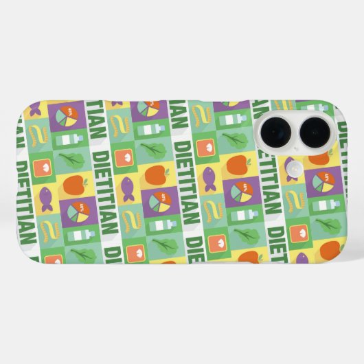 Berufliche diätetische Iconic Case-Mate iPhone Hülle (Rückseite (Horizontal))