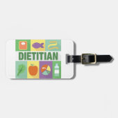 Berufliche diätetische Iconic Gepäckanhänger (Vorderseite horizontal)