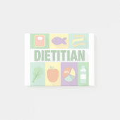 Berufliche diätetische Iconic Post-it Klebezettel (Vorderseite)