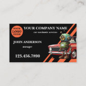 Berufliche Dienstleistungen von Kraftfahrzeugen Visitenkarte (Vorderseite)