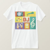 Berufliche Disc Jockey Iconic entworfen T-Shirt (Design vorne)