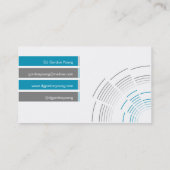 Berufliche DJ-Geschäfts-Karte Visitenkarte (Rückseite)