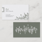Berufliche DJ-Geschäfts-Karte Visitenkarte (Vorne/Hinten)