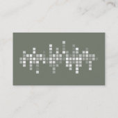 Berufliche DJ-Geschäfts-Karte Visitenkarte (Rückseite)