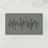 Berufliche DJ-Geschäfts-Karte Visitenkarte (Rückseite)