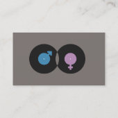 Berufliche DJ-Geschäfts-Karte Visitenkarte (Rückseite)