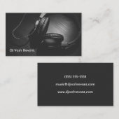 Berufliche DJ-Kopfhörer Visitenkarte (Vorne/Hinten)