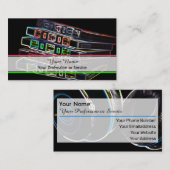 Berufliche DJ- und VJ-Visitenkarte Visitenkarte (Vorne/Hinten)