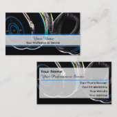 Berufliche DJ- und VJ-Visitenkarte Visitenkarte (Vorne/Hinten)