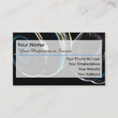 Berufliche DJ- und VJ-Visitenkarte Visitenkarte (Rückseite)