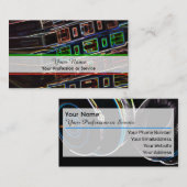 Berufliche DJ- und VJ-Visitenkarte Visitenkarte (Vorne/Hinten)