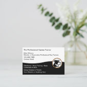 Berufliche Dog Trainer Services Visitenkarte (Stehend Vorderseite)
