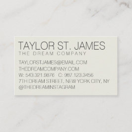 Berufliche doppelseitige Visitenkarte