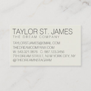 Berufliche doppelseitige Visitenkarte