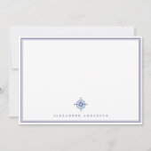 Berufliche doppelte Grenze der Navy Mitteilungskarte (Vorderseite)