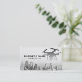 Berufliche Drohnenfotografie Visitenkarte (Stehend Vorderseite)