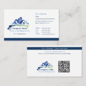 Berufliche Druckwäschegesellschaft Visitenkarte (Vorne/Hinten)