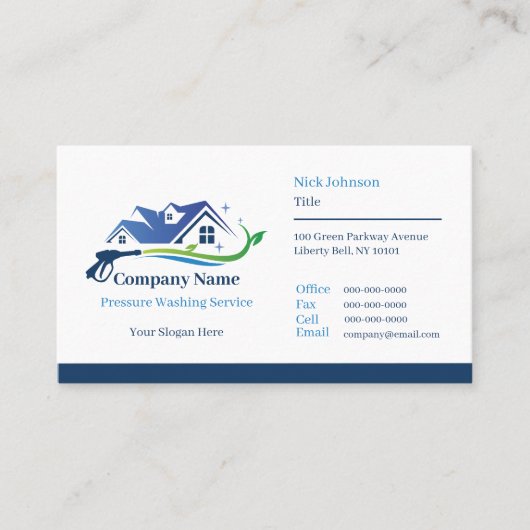 Berufliche Druckwäschegesellschaft Visitenkarte (Vorderseite)