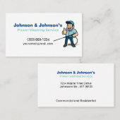 Berufliche Druckwäscherei Visitenkarte (Vorne/Hinten)