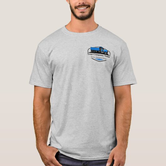 Berufliche Dump Truck Hauling Company T-Shirt (Vorderseite)