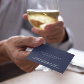 berufliche dunkelblaue Marine Visitenkarte