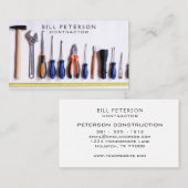 Berufliche einfache Bau-Auftragnehmer-Werkzeuge Visitenkarte (Vorne/Hinten)