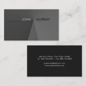 Berufliche einfache elegante Geschäftskarte Visitenkarte (Vorne/Hinten)